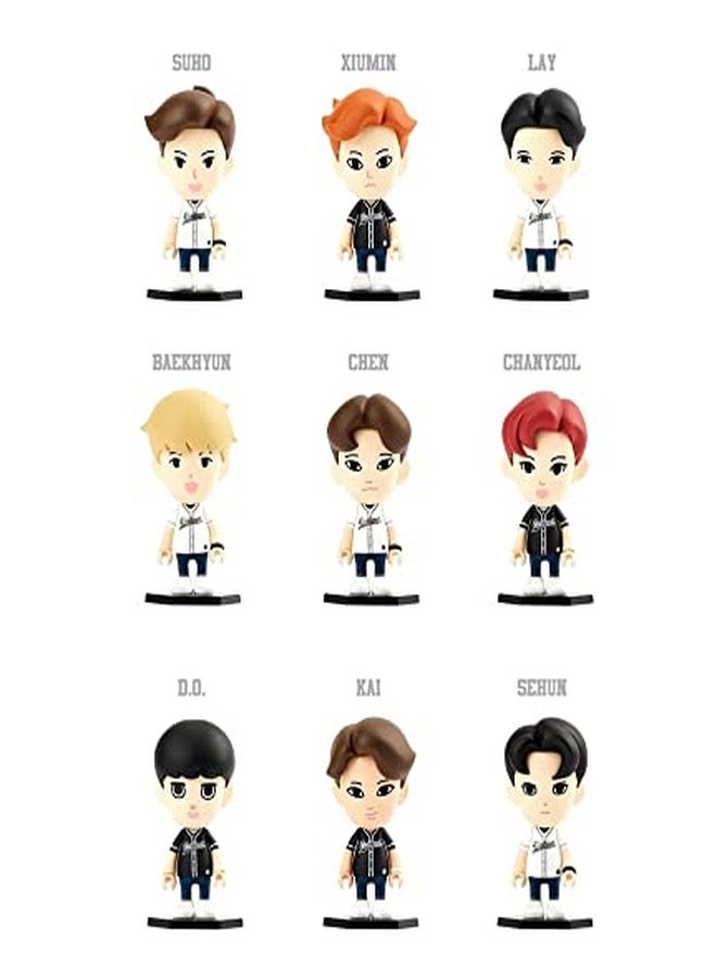 Trunkin | Kpop Exo Music Band Action Figure 9 Pcs Set PVC Figures | Collectibles Toy Model Set for Collection Action Figurines (8-9Cm) - Image 3